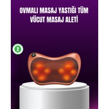 Ergonomik Derin Yoğurmalı Boyun Bel Sırt Masaj Cihazı Priz Çakmak Girişli - Lisinya