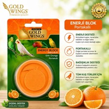 Gwc Gold Wings Premium Kuşlar Için Enerji Bloğu Gaga Taşı Portakallı – Kuşlar Için Ödül