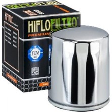 Hiflo Harley Davidson 883, 1000, 1200 Krom Yağ Filtresi 762-HF170C
