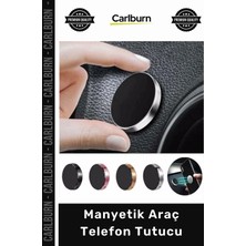 Carlburn Özel Üretim Metal Güçlü Mıknatıs 360 Derece Kompakt Tasarım Uyumlu Manyetik Araç Telefon Tutucu