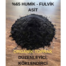Sağlam Tarım Köklendirici %65 Humik - Fulvik Asit Gübresi, Organik Toprak Düzenleyici K-Humate