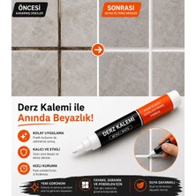 Karapolat Yapı Beyaz Derz Kalemi Hazır Derz Dolgusu Boyası Fayans Arası Derz Yenileme Kalemi