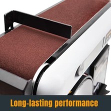 Belirtilmemiş 110170V 6 x 48 Inç Zımpara Kayışları | 60 Grit Alüminyum Oksit Zımpara Kemeri | Taşınabilir Kayış Zımpara Makinesi Için Premium Zımpara Kağıdı, 10'lu Paket