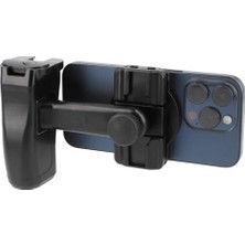 Belirtilmemiş Manyetik Vlogging El Gribi | Bluetooth Uzaktan Kumandalı Telefon Tutucu | Tripod ve Cold Shoe Uyumlu