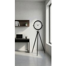 Nurton Pure Black Tripod Ayaklı Saat