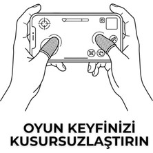 Belirtilmemiş Wasp Mobil Oyun Parmaklığı | Pubg, Free Fire, Mobile Legends ile Uyumlu Terletmez Oyuncu Parmak Kılıfı | Yüksek Hassasiyetli, Nefes Alabilir ve Ince Dokunmatik Ekran Parmaklığı (Siyah)
