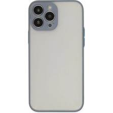 Nurton Mey Ithalat®  iPhone 14 Pro Max Kılıf Montreal Silikon Kapak - Gri