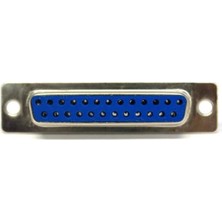 Voltaj 25 Pin Dişi D-Sub Konnektör Lehim Tip