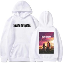 Tarzsokak Beyaz Earth Abides Tv Series Printing Hoodies Long Sleeve Winter
