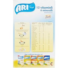Belirtilmemiş Arı Mama 12 Vitaminli 6 Mineralli Sütlü Pirinçli 500 gr