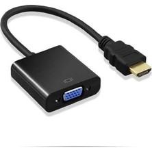 Belirtilmemiş HDMI To VGA Monitör Tv Çevirici Dönüştürücü Kablosu