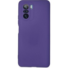 Nurton Mey Ithalat®   Poco F3 Kılıf Nano Içi Kadife Silikon - Mor