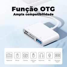 Belirtilmemiş S-H142 Lightning - USB Otg Kart Okuyucu 4 In 1