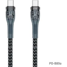 Belirtilmemiş Azeada Kabloları ve Şarj Aletleri (Siyah - 65W, Type-C To Type-C)