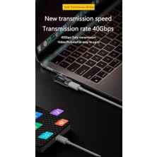 Belirtilmemiş 140W Type C To Type C 40GBPS 8K60hz Çevirici Dönüştürücü Otgkc