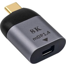 Belirtilmemiş USB C-Mini Displayport Adaptör 4K@60Hz, Usbc Erkekten Mini Displayport Dişi Adaptör MacBook ile Uyumlu Pro 2019 2018/IPAD Pro/dell Xps ile Uyumlu | S1720