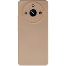 Nurton Mey Ithalat®  Realme 11 Pro Kılıf Nano Içi Kadife Silikon - Pudra