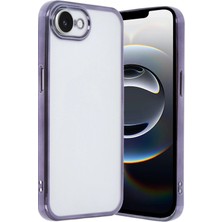 Nurton Mey Ithalat®  iPhone 16E Kılıf  Lensli Silikon - Mor