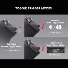 Belirtilmemiş Tarantula Pro Kablosuz Çoklu Platform Denetleyici ve Hızlı Şarj Yuvası Paketi, Switch/switch 2 (6 Eksenli Gyro ve Nfc), Pc, Android ve Ios Için – Kaydırmaz Tmr Çubukları
