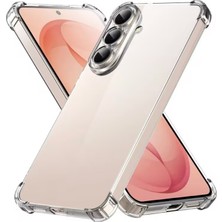 Case World Samsung Galaxy S26 ile Uyumlu Kapak Kamera Korumalı Airbag Antishock Köşe Korumalı Şeffaf Silikon Kılıf