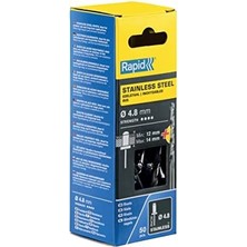 Belirtilmemiş Perçin 4.8X18 mm Paslanmaz Matkap Ucu