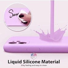 Belirtilmemiş Apple iPhone 11 Kılıf 6.1 ile Uyumlu,  Ince Sıvı Silikon 3 Katmanlı Tam Kaplamalı Yumuşak Jel Kauçuk Kılıf Kapak 6.1 Inç, Soft Lila