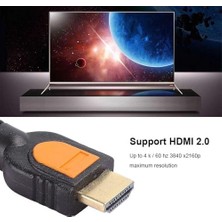 Belirtilmemiş Plus PX-05H 0.5 Metre HDMI To HDMI V2.0 Kablo, Kısa HDMI Erkek Erkek Görüntü ve Ses Aktarım Kablosu, 4K 2160P Ultra Hd 3D Full Hd Tv Monitör Projeksiyon Pc Laptop Oyun Konsolu Bağlantı Kablosu