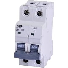 Belirtilmemiş 10VTB-2C20 Otomatik Sigorta 10KA C Tipi 2 Kutup 20A