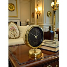 Nurton Elite Black Gold 25 x 20 cm Metal Masa Saati