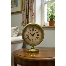 Nurton Majestic Time Eskitme 25 x 20 cm Metal Masa Saati