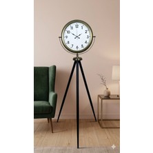 Nurton Eskitme Tripod Ayaklı Dekoratif Saat