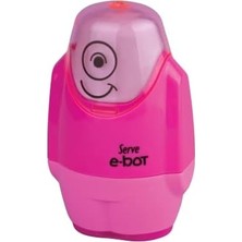 Belirtilmemiş Silgili Kalemtıraş Fosforlu Pembe 4lu Set