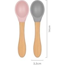 Belirtilmemiş Mama Kaşığı Pinky Pink/powder Grey