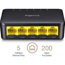 Belirtilmemiş Cudy FS105D 10/100MBPS 5 Port Megabit Switch