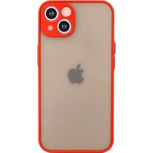 Nurton Mey Ithalat®  iPhone 13 Mini Kılıf Montreal Silikon Kapak - Kırmızı