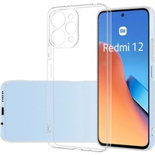 Nurton Mey Ithalat®   Redmi 12 Kılıf Lüx Şeffaf Silikon