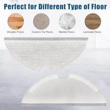 Belirtilmemiş Dreame D9 D9 Max,mi Vacuum F9 Mi  1c Mi Vacumm 2c  Pro 2+ 3d- Mop 2 PRO-(STYTJ01ZHM) Uyumlu Mop Paspas-2 Adet