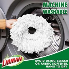 Belirtilmemiş Tornado Spin Paspas Yedekleri - 4 Mikrofiber Kafa Kılıfı, Değiştirmesi Kolay, Makinede Yıkanabilir, Yeşil ve Beyaz, 4 Adet