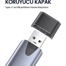 Belirtilmemiş Type-C ve USB 3.0 Sd-Microsd Tf Kart Okuyucu