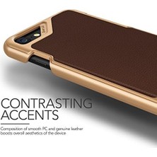 Belirtilmemiş iPhone 8/7 ile Uyumlu Simpli Mod Kılıf, Arka Kapak, Brown