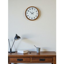 Nurton 36 cm Standart Turuncu Duvar Saati