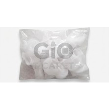 Gio Ticaret - 18 Adet Beyaz Renkli Silikon Masa Sandalye Ayak Koruyucu - Kaymaz Mobilya Ayağı Koruma Kılıfı - Çizik ve Ses Önleyici Silikon Taban Koruyucu