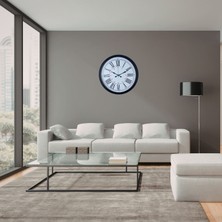 Nurton Premium Siyah Roma 52 x 52 cm Duvar Saati