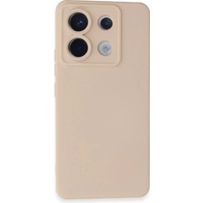 Nurton Mey Ithalat®   Redmi Note 13 Pro 5g Kılıf Nano Içi Kadife Silikon - Pudra