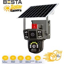Nurton 3+3+3 Mp Sim Kartlı Solar Kablosuz Güvenlik Kamerası BS-2088