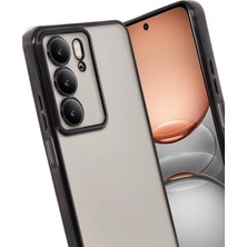 Nurton Mey Ithalat®  Realme C75 4g Kılıf  Lensli Silikon - Siyah
