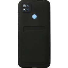 Nurton Mey Ithalat®   Redmi 9c Kılıf Kelvin Kartvizitli Silikon - Siyah