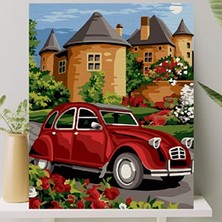 Esranın Dünyası Sayılarla Boyama Tuval Seti (Çıtalı) 40X50 cm - Vosvos