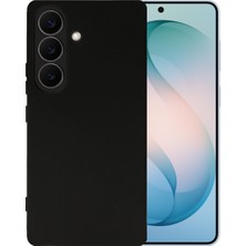Caseart Samsung Galaxy S26 Plus ile Uyumlu Kılıf Premium Siyah Ince Kamera Korumalı Silikon Kapak