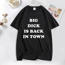 Tarzsokak Ben Utangaç Ama Ben Şehir Geri Büyük Bir Dick Var T Shirt Komik Streetwear Erkekler Kısa Koll 2864